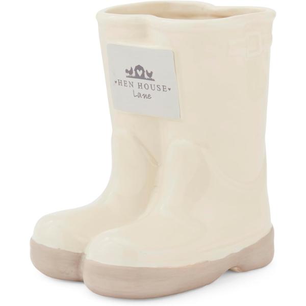 Hen House Lane Wellies Utensil Pot / Vase