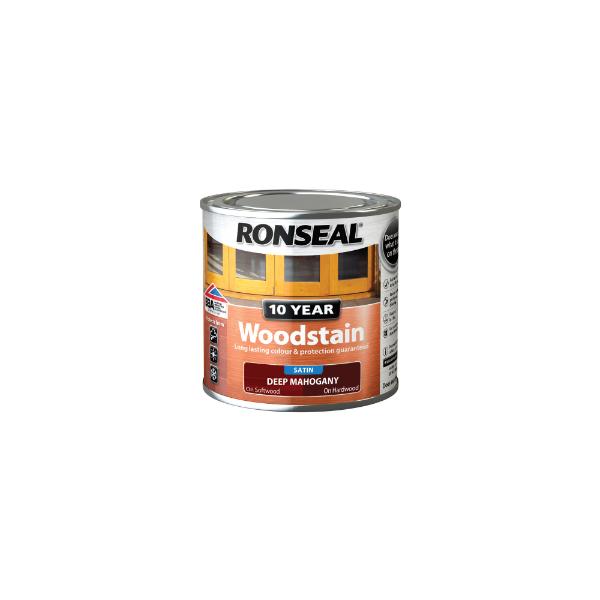 Ronseal 10 Year Woodstain Deep Mahogany 250ml