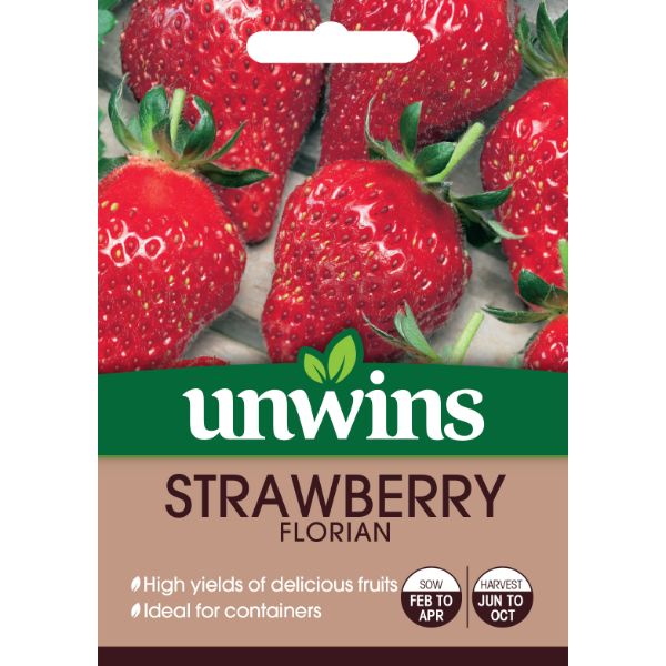 Unwins Seed Packet Strawberry Florian