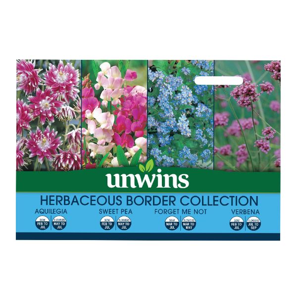 Unwins Seed Packet Unwins Herbaceous Border Collection
