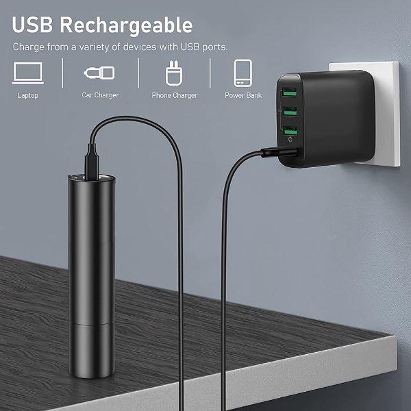 Dekton High Power Type C Rechargeable Flashlight