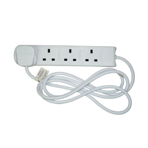 Rugged 4 Way 5 Mtr Extension Socket Lead