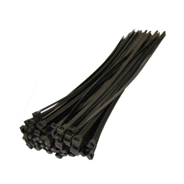 Cable Ties Black 4.8mm X 200mm (8&quot;)