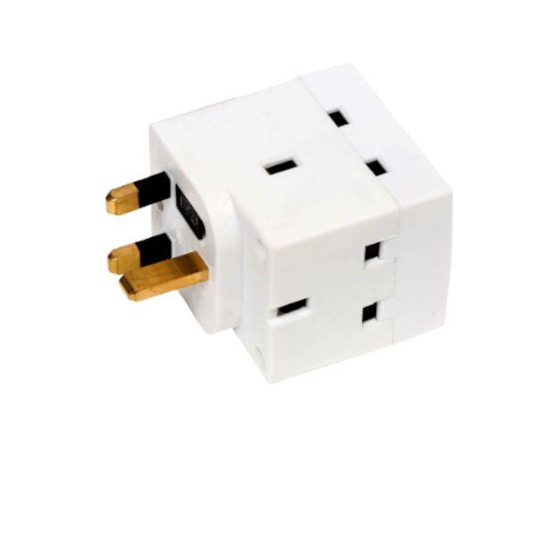 13 Amp 3 Way Adaptor