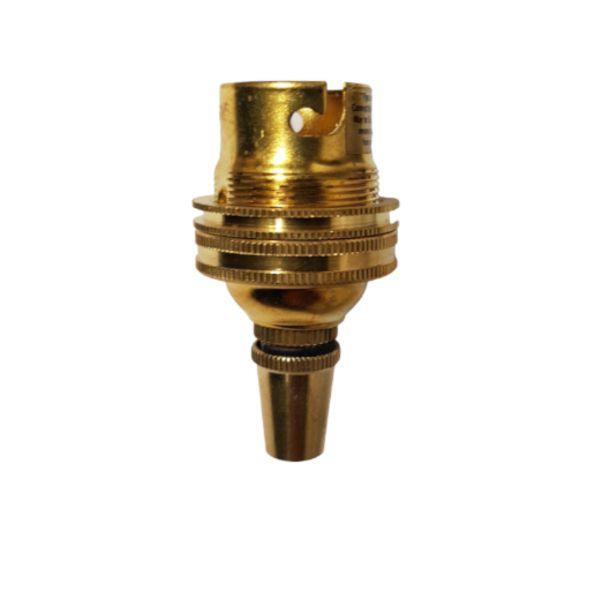 Unswitched Lampholder Brass 1/2&quot; (1)
