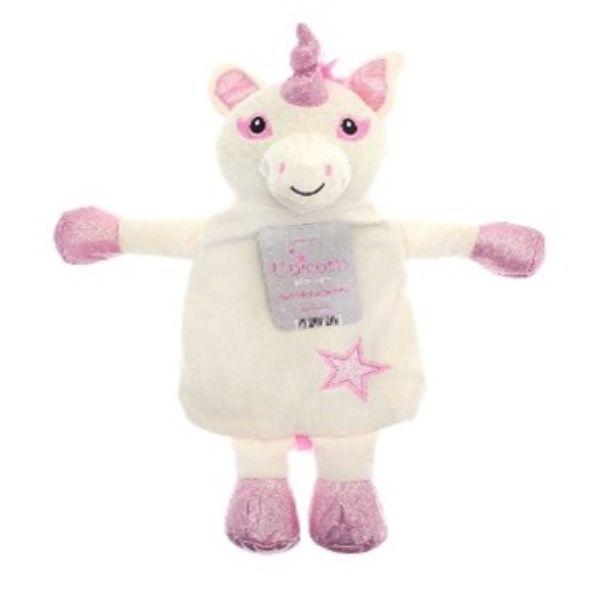 Unicorn Design Hot Water Bottle With Cover