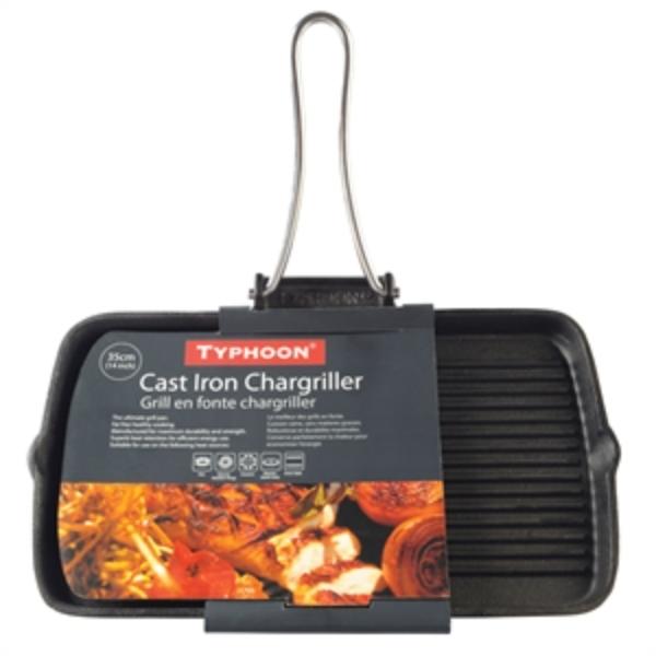 Typhoon World Foods 35Cm Rectangular Chargriller
