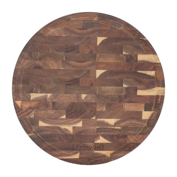 TyphoonWorld Foods 30Cm End Grain Acacia Round B