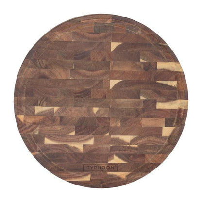 TyphoonWorld Foods 30Cm End Grain Acacia Round B