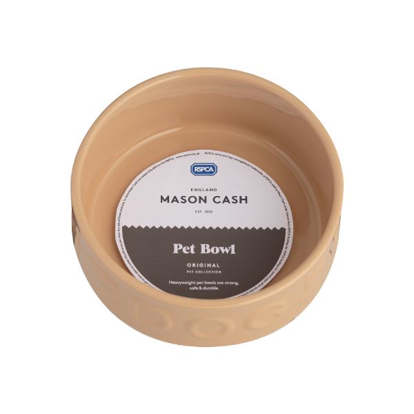 Mason Cash Cane Lettered Dog Bowl 15cm