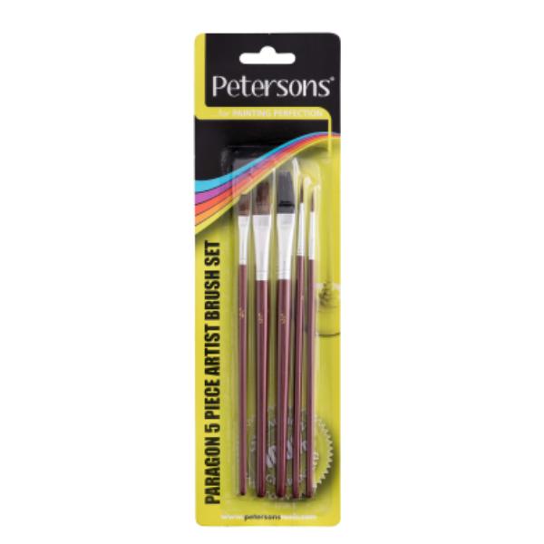 Petersons Paragon 5 Piece Artist Brush Set