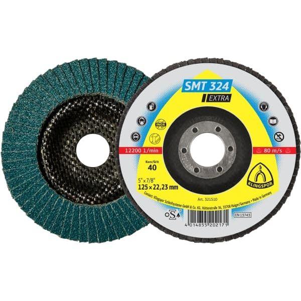 Klingspor SMT324 115X22MM G40 CV ABRASIVE MOP DISC