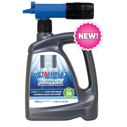 Wet &amp; Forget Exterior Glass Cleaner 1.4Ltr
