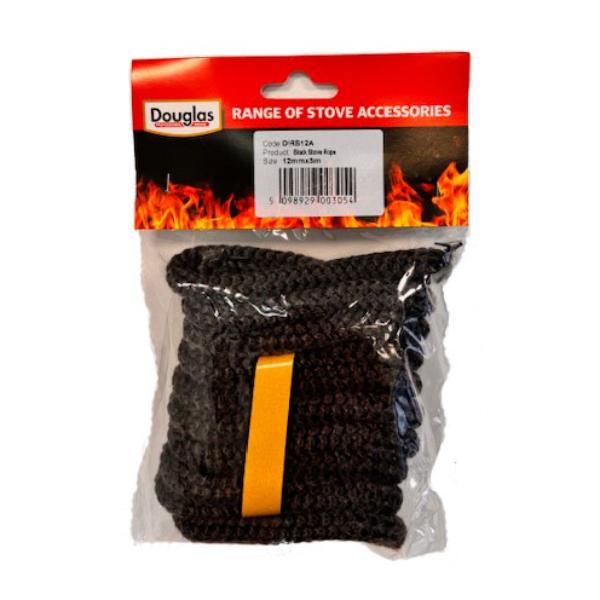 Douglas Black Stove Rope 12mm x 3m