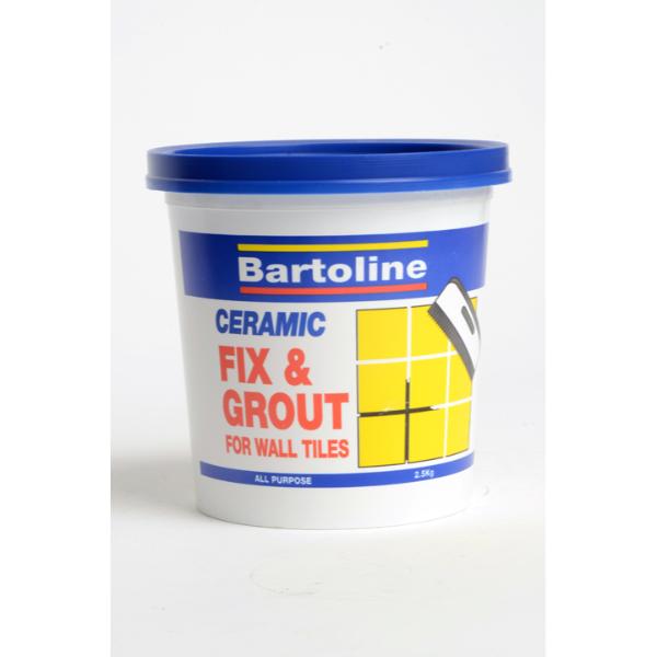 Bartoline Fix &amp; grout Tile Adhesive 2.5kg