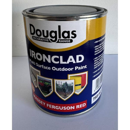 Douglas Ironclad Paint Massey Ferguson Red 750ml