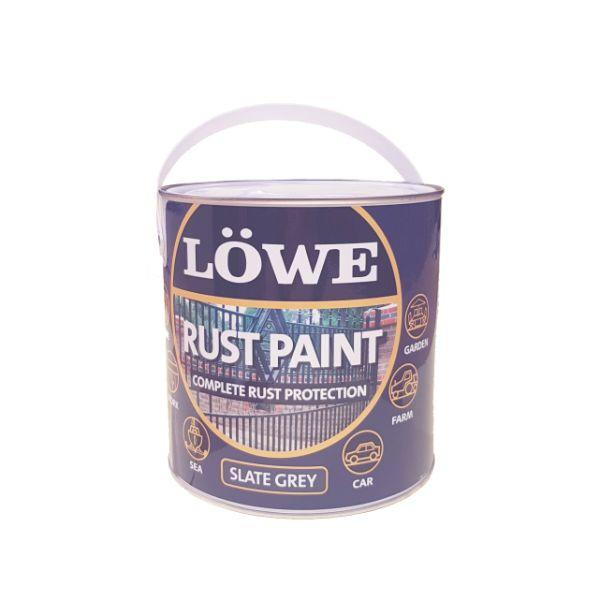 Lowe Rust Paint Slate Grey, 2.5ltr