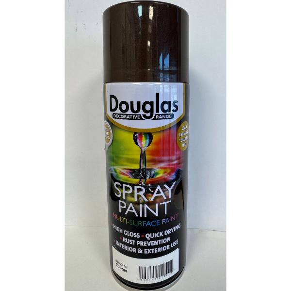 Multi Surface Spray Paint, 400ml Bright Copper