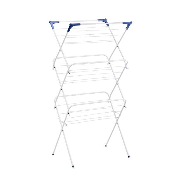 Compact Camping Clothes Horse Foldable Wooden Clothes Airer Indoor