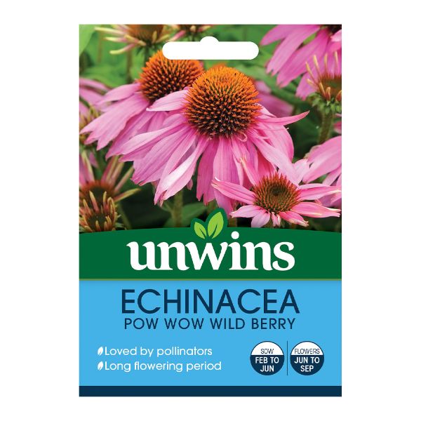 Unwins Seed Packet Echinacea Pow Wow Wild Berry