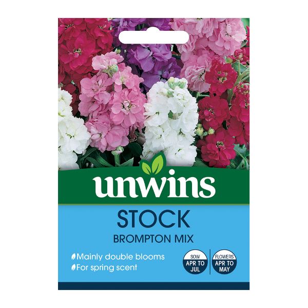 Unwins Seed Packet Stock Brompton Mix