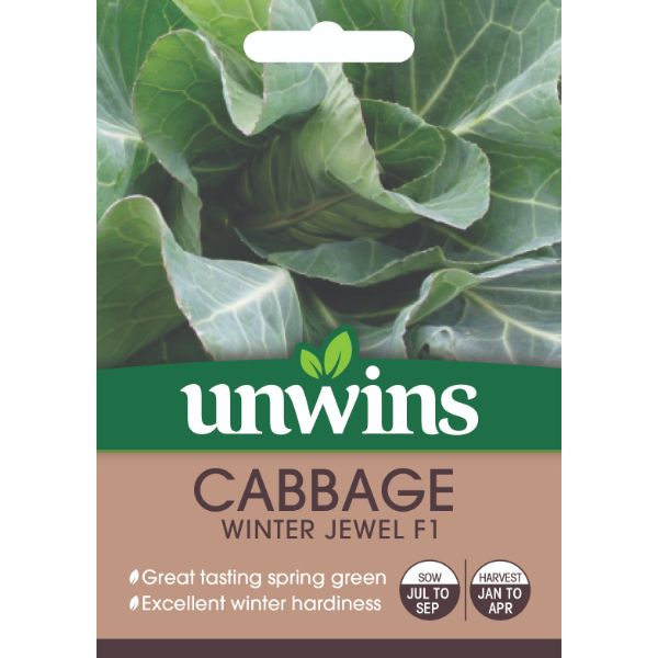 Unwins Seed Packet Cabbage Winter Jewel