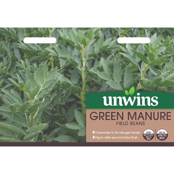 Unwins Seed Packet Green Manure Field Beans
