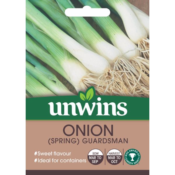 Unwins Seed Packet Onion Spring Guardsman