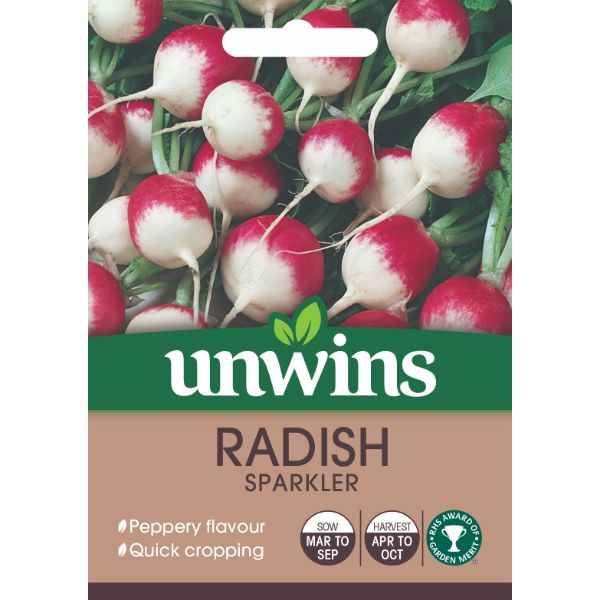 Unwins Seed Packet Radish Sparkler
