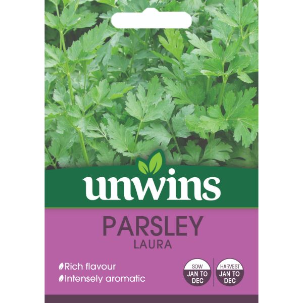 Unwins Seed Packet Herb Parsley Laura