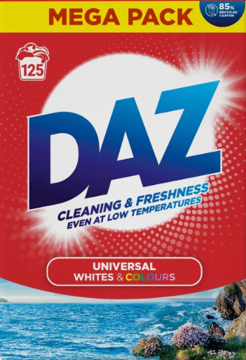 Daz Soap Powder - Whites &amp; Colours (125W)