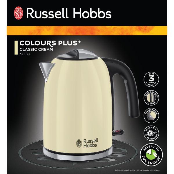 Russell Hobbs Cream Colours Plus Kettle