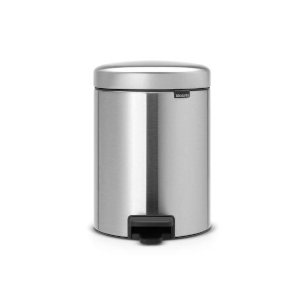 Brabantia Pedal Bin Newicon 5L/Matt Steel