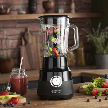 Russell Hobbs DESIRE MATT BLACK Glass Jug Blender