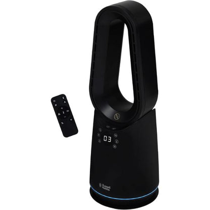 Russell Hobbs Black Bladeless Cool &amp; Heat Fan