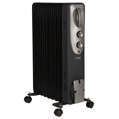 Russell Hobbs BLACK 2kw Oil Filled Radiator