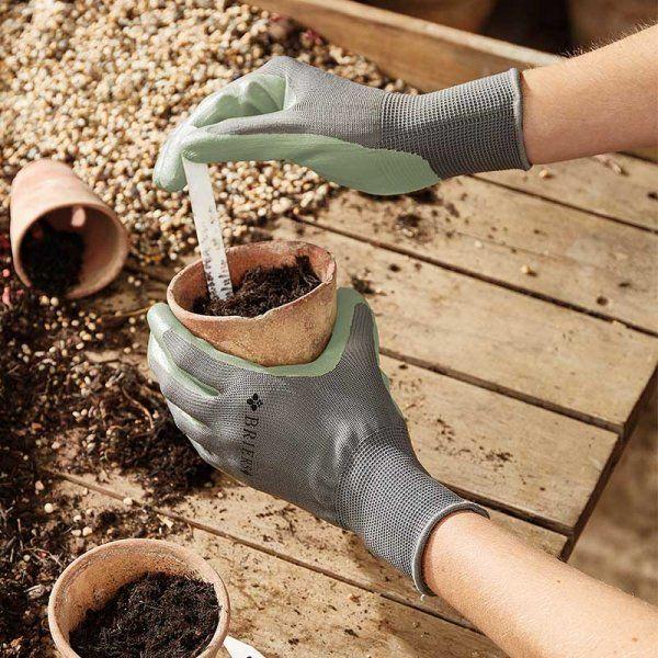 Briers Seed &amp; Weed Gardening Gloves Medium / Size 8