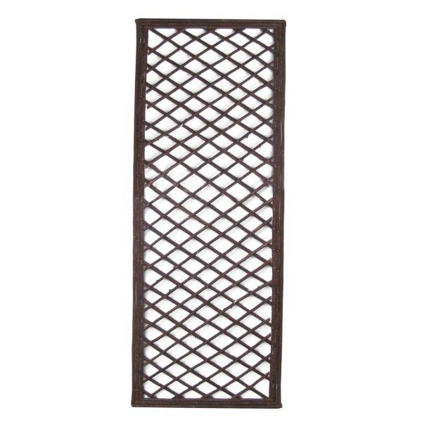 Smart Extra Strong Framed Willow Trellis - Square 1.2 x 0.45m