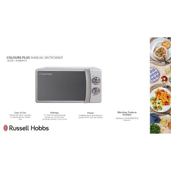 Russell Hobbs 17ltr Silver Microwave