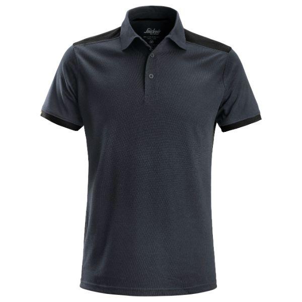 Snickers Allround Work Polo Shirt Color Combo Steel Grey / Black  2715