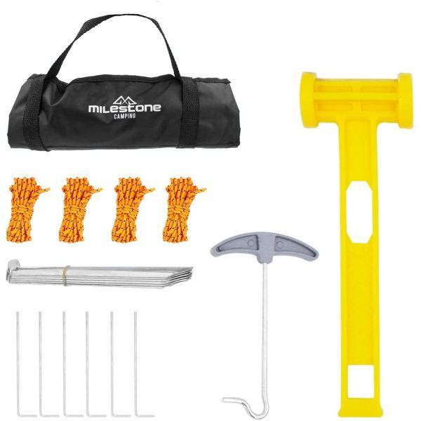 Milestone Camping Full Tent Accessories Set And Bag