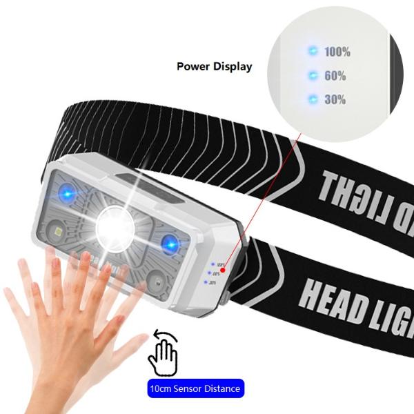 Lucia Rechargeable LED Headlamp with Sensor L-G18 350 Lumen