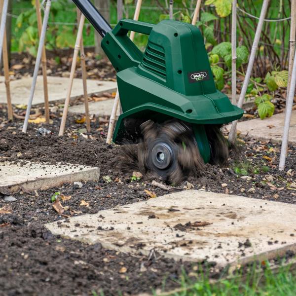 Webb Eco 20v Lithium Cordless Tiller with 1 x 2ah battery &amp; 1 X 2ah charger