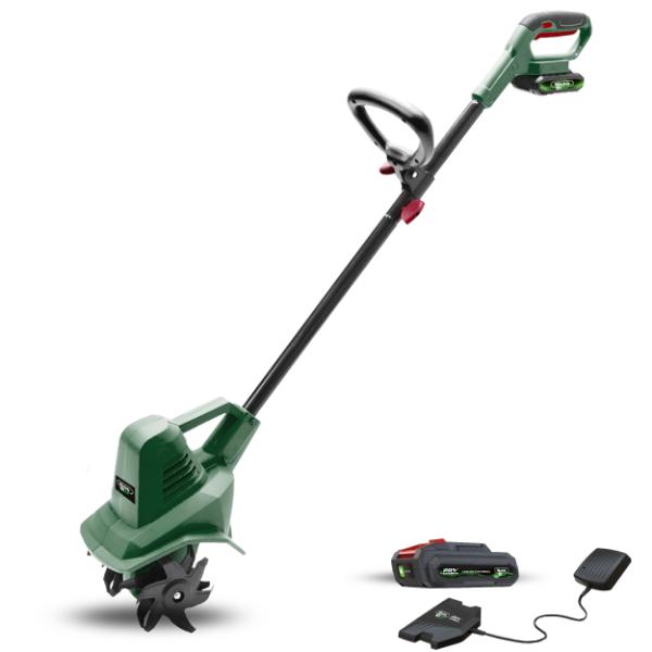 Webb Eco 20v Lithium Cordless Tiller with 1 x 2ah battery &amp; 1 X 2ah charger