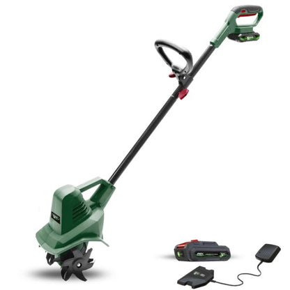 Webb Eco 20v Lithium Cordless Tiller with 1 x 2ah battery &amp; 1 X 2ah charger