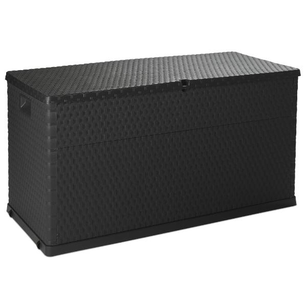 Toomax Multibox Rattan Outdoor Storage Box 420L (H63.5xL119.5xD56cm ...