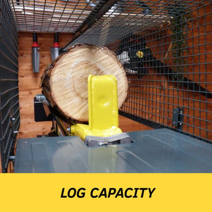 Platinum PLS5H 5 Ton Hydraulic Electric Log Splitter With Wheels 2000W