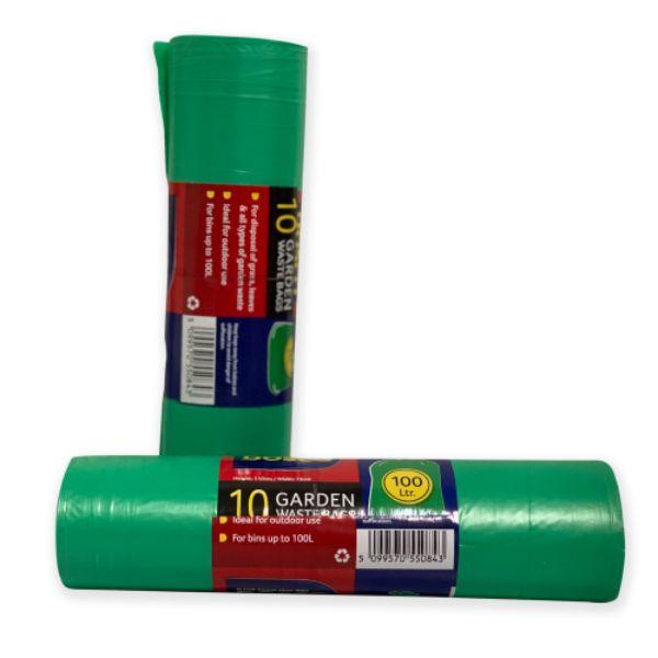 100 Ltr Green Garden Bags