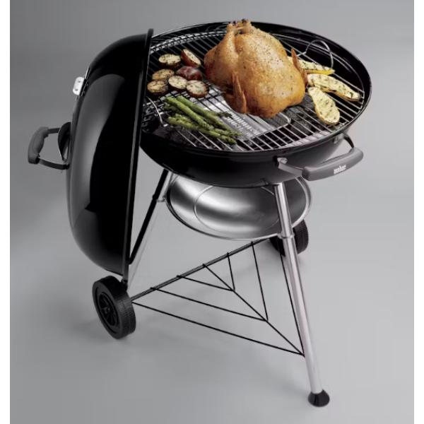 Weber Kettle Compact Charcoal 57cm Barbecue Black