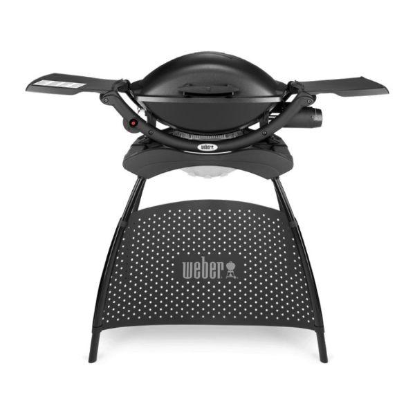 Weber Q 2000 Gas BBQ with Stand Black